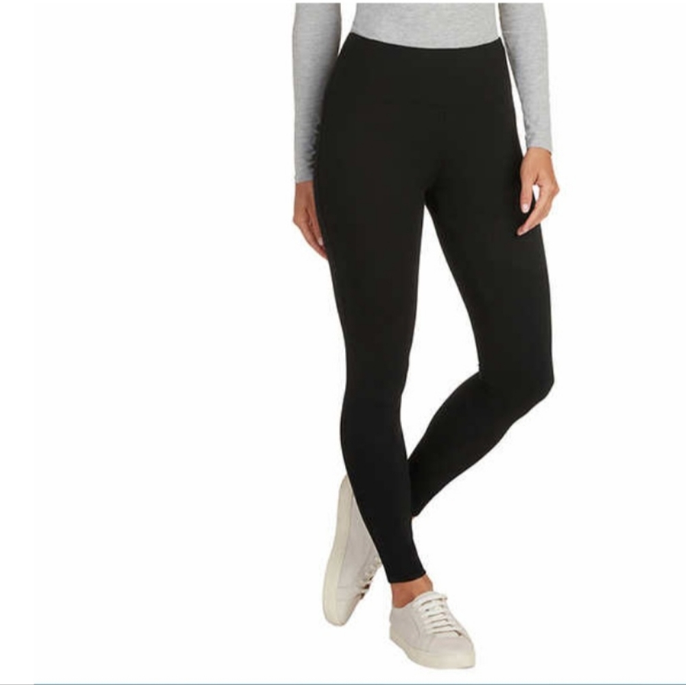 Max & Mia Ladies High Waisted French Terry Legging